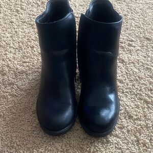 BareTraps Sleek Black Ankle Booties